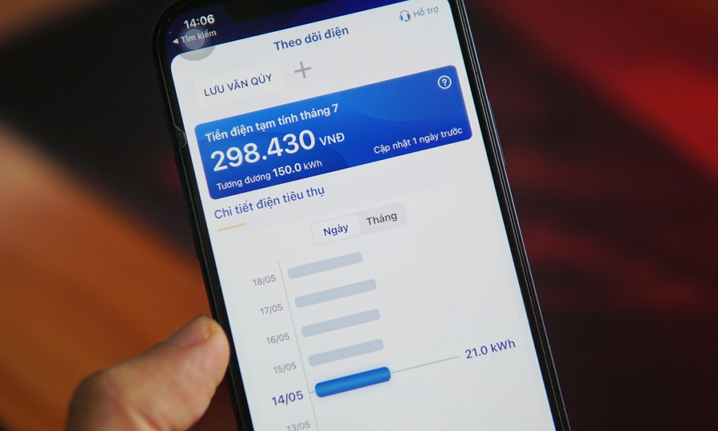Ứng dụng theo dõi tiền điện ‘hút’ người dùng